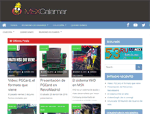 Tablet Screenshot of msxcalamar.com